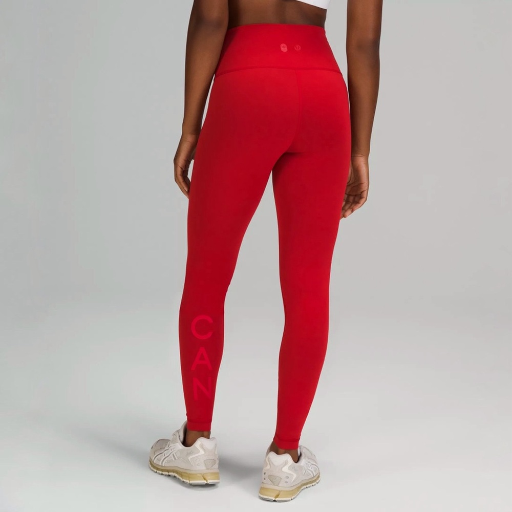 Lululemon | Wunder Train‎ High Rise Tight Team Canada Red Size 8